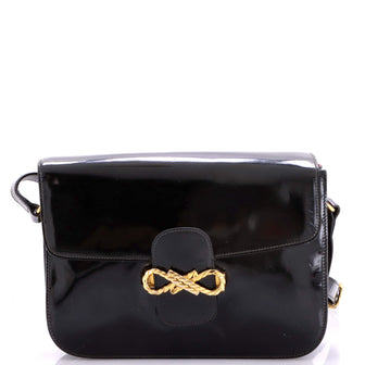 Celine Vintage Carriage Flap Bag Leather Medium