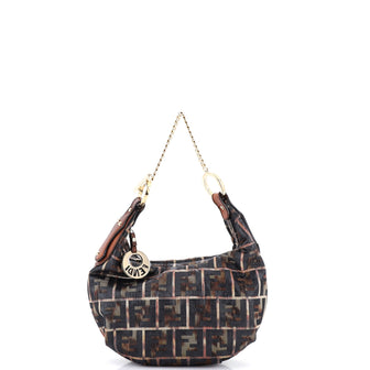 Fendi Chef Chain Hobo Zucca Canvas Mini