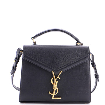 Saint Laurent Cassandra Top Handle Bag Leather Mini
