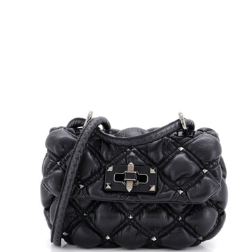Valentino Garavani SpikeMe Flap Bag Quilted Leather Small