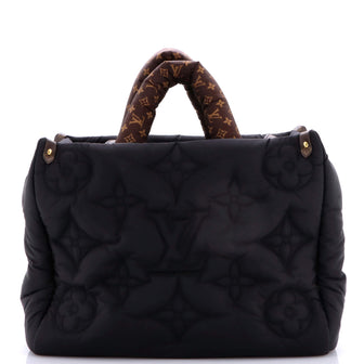Louis Vuitton Pillow OnTheGo Tote Monogram Quilted Econyl Nylon MM
