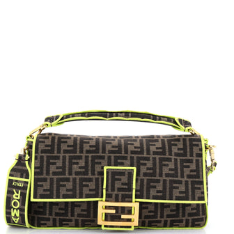 Fendi Baguette NM Bag Zucca Canvas Large