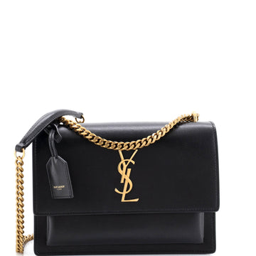 Saint Laurent Sunset Crossbody Bag Leather Medium