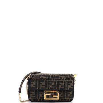 Fendi Baguette NM Bag Zucca Canvas Mini