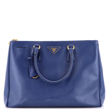 Prada Double Zip Lux Tote Saffiano Leather Large
