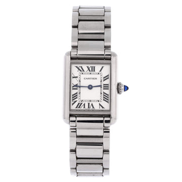 Cartier Must de Cartier Tank Quartz Watch Stainless Steel 22