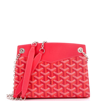 Goyard Structured Rouette Chain Shoulder Bag Coated Canvas Mini