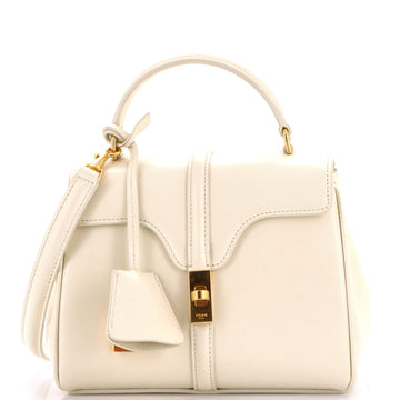 Celine 16 Top Handle Bag Smooth Calfskin Mini