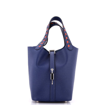 Hermes Picotin Lock Bag Tressage Epsom PM