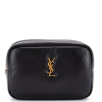 Saint Laurent Calypso Cosmetic Case Leather