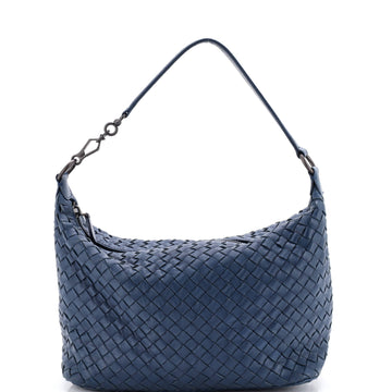 Bottega Veneta Zip Hobo Intrecciato Nappa Small