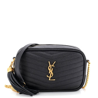 Saint Laurent Lou Camera Bag Matelasse Chevron Leather Mini