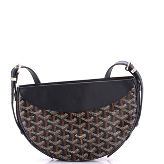 Goyard Hirondelle Shoulder Bag Coated Canvas and Leather