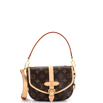 Louis Vuitton Saumur Handbag Monogram Canvas BB