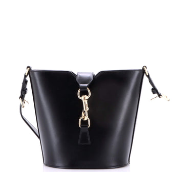 Gucci Jackie Web Bucket Bag Leather