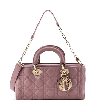 Christian Dior Lady D-Joy Bag Cannage Quilt Lambskin Medium