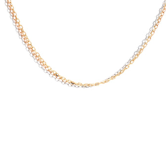 Cartier Trinity Chain Necklace 18K Tricolor Gold
