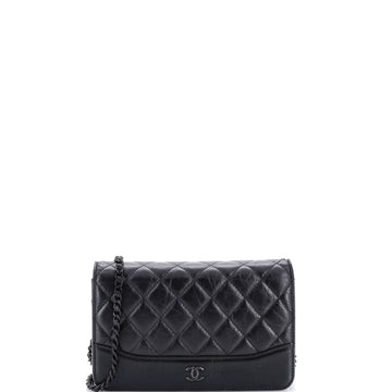 Chanel Gabrielle Wallet on Chain Quilted Aged Calfskin