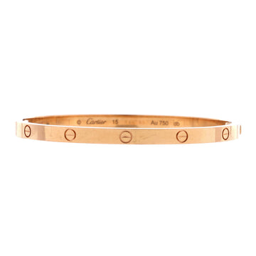 Cartier Love Bracelet 18K Rose Gold Small