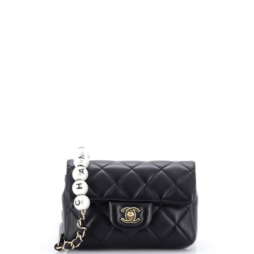 Chanel My Precious Pearls Waist Bag Quilted Lambskin Mini