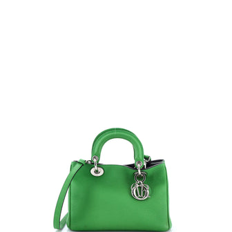 Christian Dior Diorissimo Tote Pebbled Leather Mini