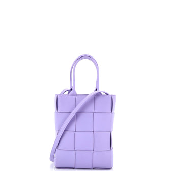 Bottega Veneta Cassette Convertible Tote Maxi Intrecciato Leather Mini