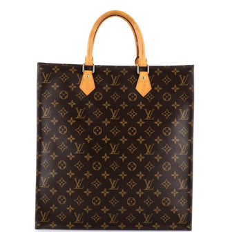 Louis Vuitton Sac Plat Bag Monogram Canvas