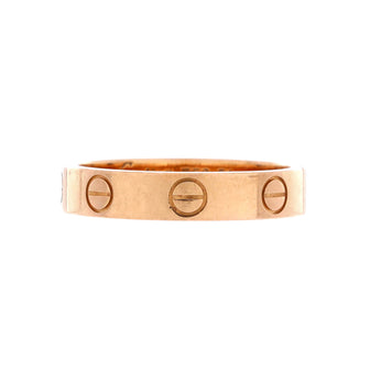 Cartier Love Wedding Band Ring 18K Rose Gold