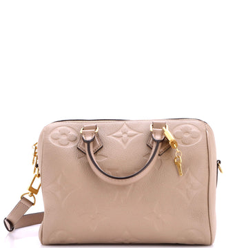 Louis Vuitton Speedy Bandouliere Bag Monogram Empreinte Giant 25