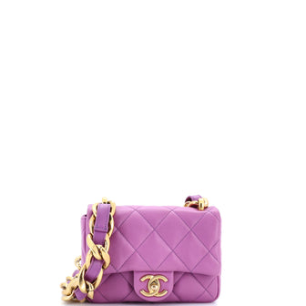 Chanel Funky Town Flap Bag Quilted Lambskin Mini