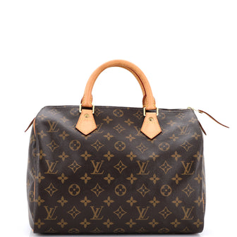 Louis Vuitton Speedy Handbag Monogram Canvas 30