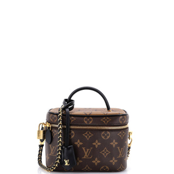 Louis Vuitton Vanity Handbag Reverse Monogram Canvas PM