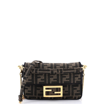 Fendi Baguette NM Bag Zucca Canvas Mini