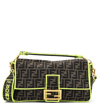 Fendi Baguette NM Bag Zucca Canvas Large
