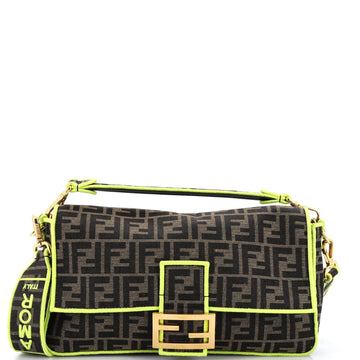 Fendi Baguette NM Bag Zucca Canvas Large