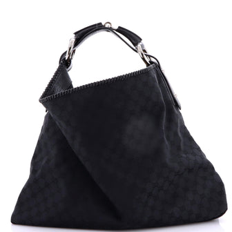 Gucci Horsebit Hobo GG Canvas Large
