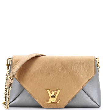 Louis Vuitton Love Note Chain Clutch Leather