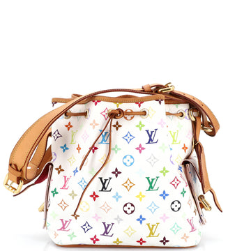 Louis Vuitton Petit Noe Handbag Monogram Multicolor