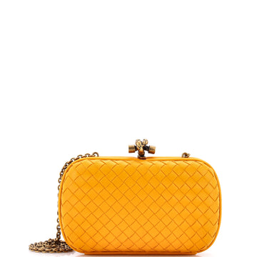 Bottega Veneta Box Knot Clutch Intrecciato Nappa Small