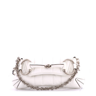 Gucci Horsebit Chain Shoulder Bag Vertical Quilted Leather Small