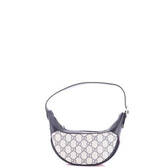 Gucci Ophidia Half Moon Bag GG Coated Canvas Mini