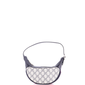 Gucci Ophidia Half Moon Bag GG Coated Canvas Mini