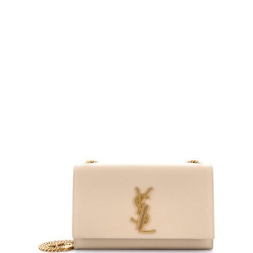 Saint Laurent Classic Monogram Crossbody Bag Grainy Leather Medium