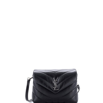 Saint Laurent Loulou Shoulder Bag Matelasse Chevron Leather Toy