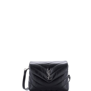 Saint Laurent Loulou Shoulder Bag Matelasse Chevron Leather Toy
