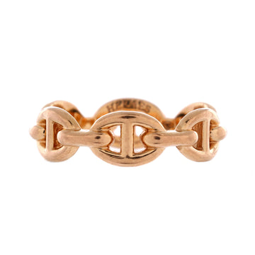 Hermes Chaine d'Ancre Enchainee Ring 18K Rose Gold Small