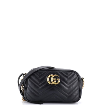 Gucci GG Marmont Shoulder Bag Matelasse Leather Small