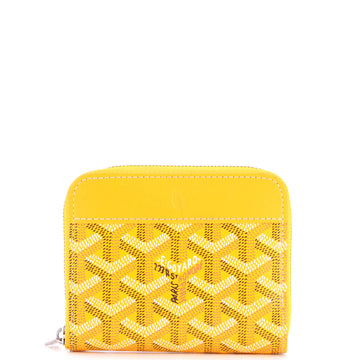 Goyard Zip Wallet Coated Canvas Compact