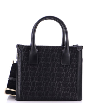Christian Louboutin By My Side Tote Monogram Jacquard Mini