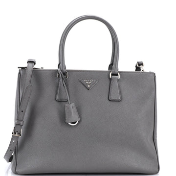 Prada Galleria Double Zip Tote Saffiano Leather Large
